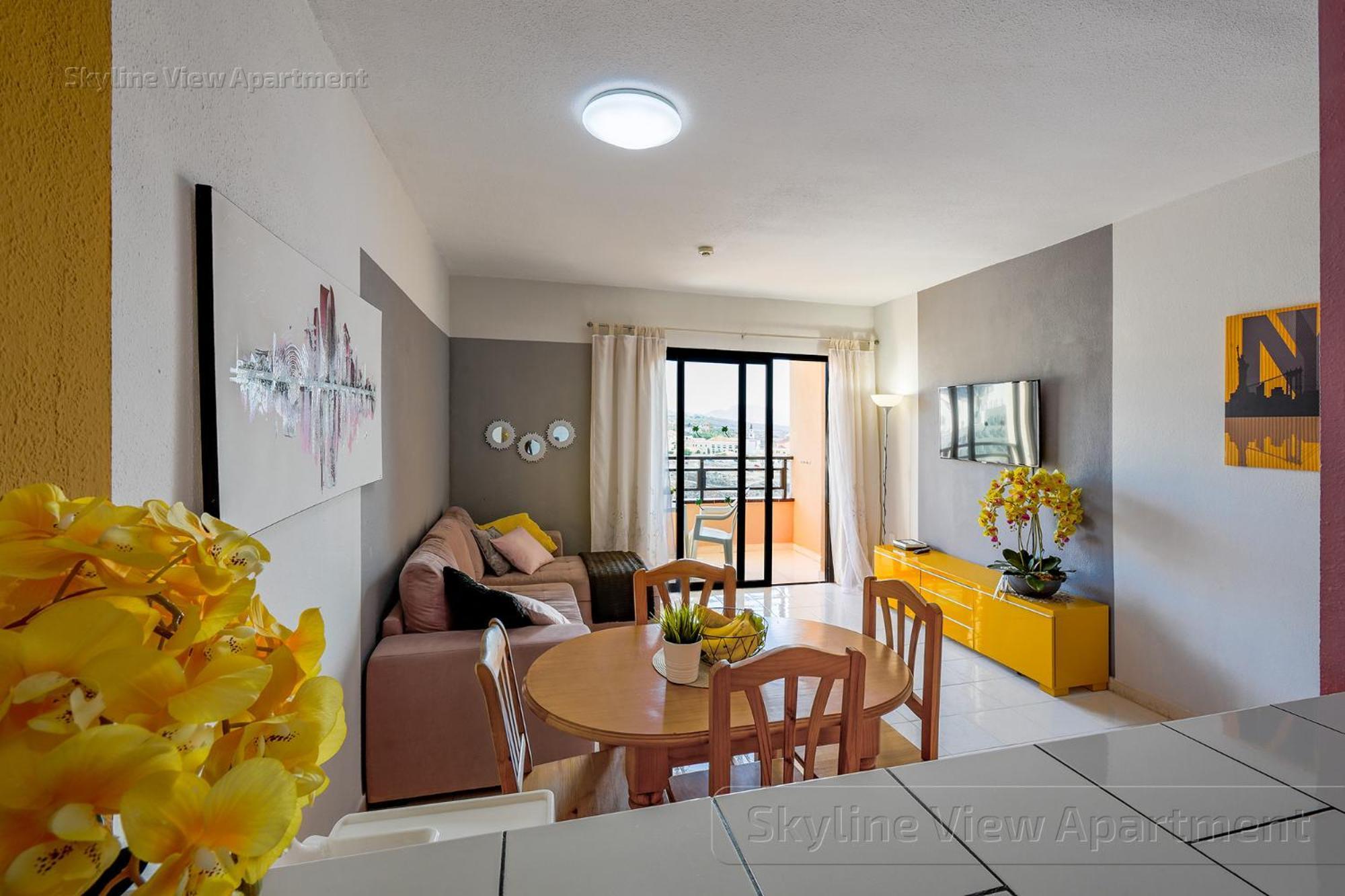 Skyline View Apartment - Free Private Parking Including & Guest Bonus Costa Adeje  Luaran gambar