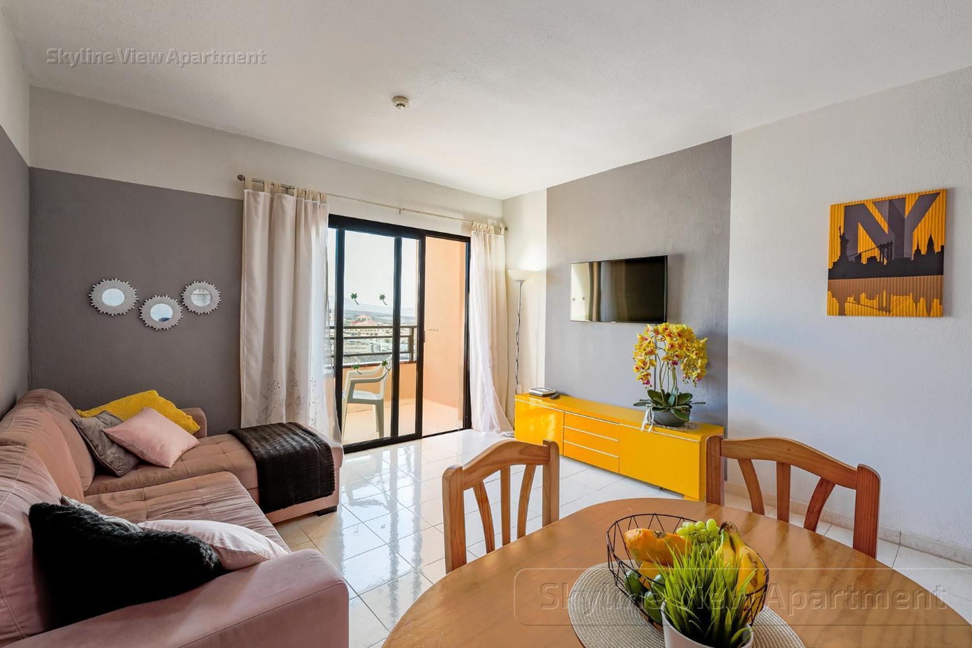 Skyline View Apartment - Free Private Parking Including & Guest Bonus Costa Adeje  Luaran gambar